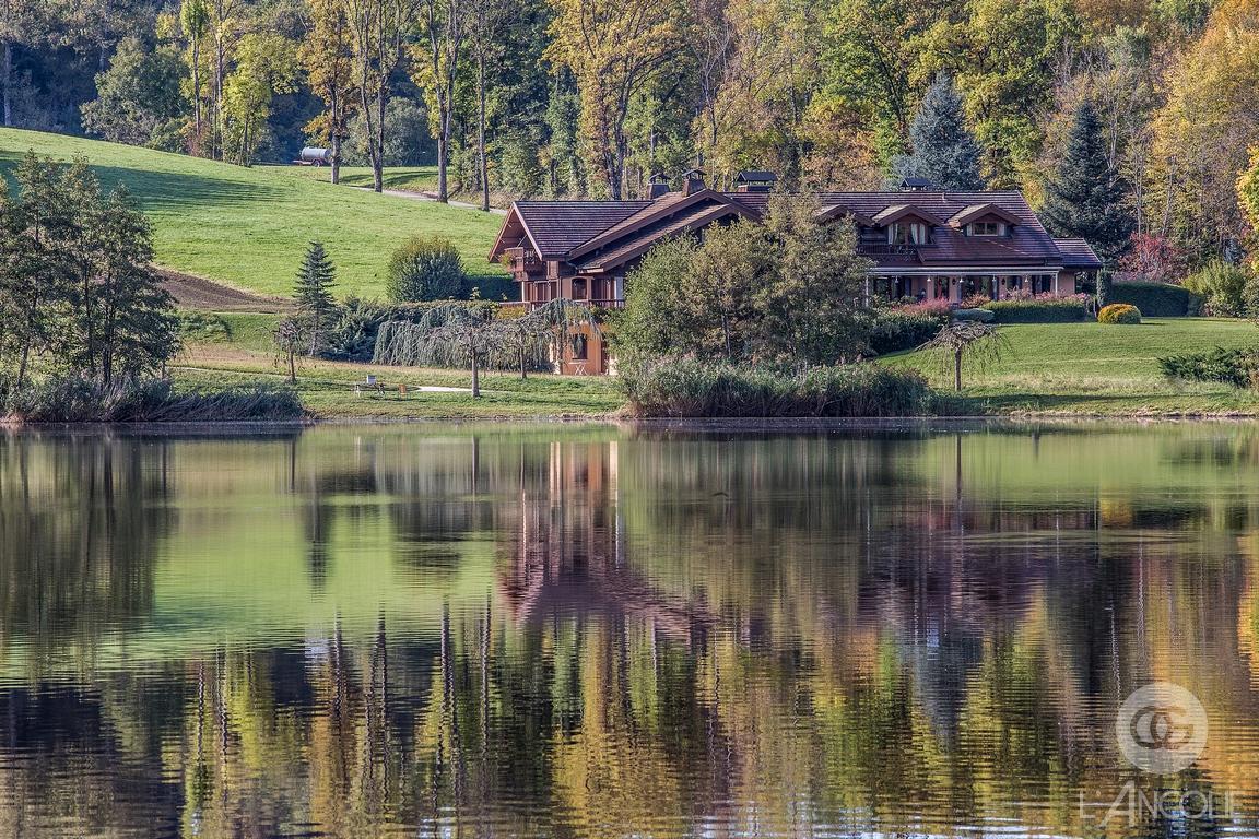 ホテルL'Ancolie "Chalet Du Lac" クリュゼイユ エクステリア 写真